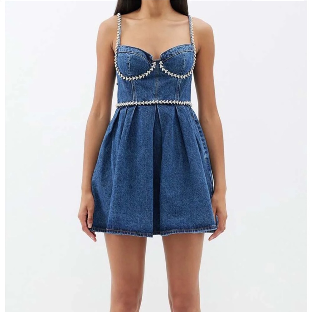 Stylish Blue Denim Dress